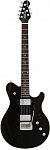 MusicMan электрогитара TGC Reflex. HH/Пьезо/Тремоло/Чёрный цвет/Накладка палисандр/Нет Пикгарда/Кейс